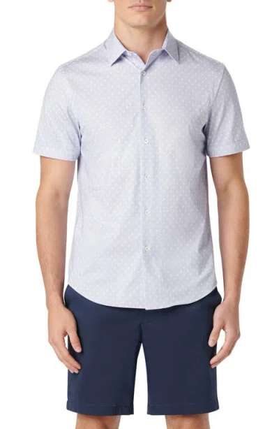 Bugatchi Miles Ooohcotton® Floral Short Sleeve Button-up Shirt