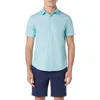 Bugatchi Men's Ooohcotton Miles Pin Dot Cotton-blend Short-sleeve Shirt In Mint
