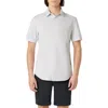 Bugatchi Miles Ooohcotton® Pin Dot Short Sleeve Button-up Shirt In White