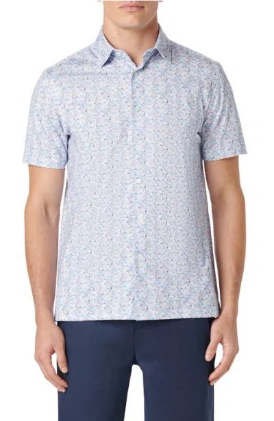 Bugatchi Milo Ooohcotton® Fruit Print Short Sleeve Button-up Shirt