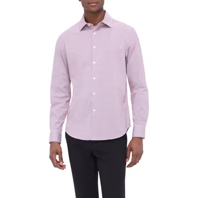 Bugatchi Ooohcotton® Button-up Shirt In Cabernet