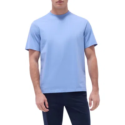 Bugatchi Ooohcotton® Crewneck T-shirt In Air Blue