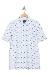 Bugatchi Ooohcotton® Short Sleeve Button-up Shirt In White