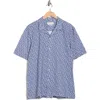 Bugatchi Ooohcotton® Short Sleeve Button-up Shirt In Blue