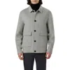 Bugatchi Pickstitch Wool Blend Jacket In Platinum