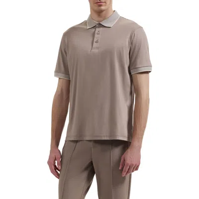 Bugatchi Pima Cotton Polo In Gray