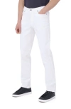 Bugatchi Preston Straight Leg Five Pocket Pants In White