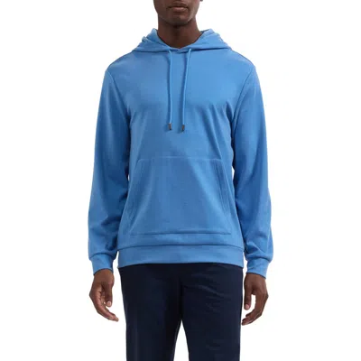 Bugatchi Pullover Hoodie In Blue
