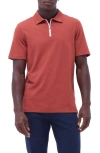 Bugatchi Quarter Zip Polo