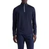 Bugatchi Soft Touch Quarter Zip In Blue