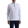 Bugatchi Quarter Zip Pullover In White