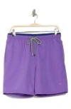 Bugatchi Quinn Solid Swim Trunks