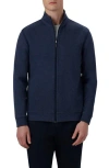 Bugatchi Reversible Knit Jacket In Blue