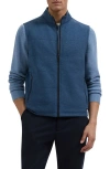 Bugatchi Reversible Knit Vest In Blue