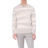 Bugatchi Ripple Wool & Cotton Sweater In Willow