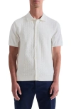 Bugatchi Short Sleeve Cardigan In Gray