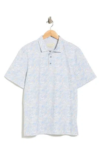 Bugatchi Short Sleeve Polo In Blue