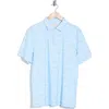 Bugatchi Short Sleeve Polo In Blue
