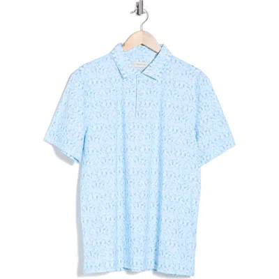 Bugatchi Short Sleeve Polo In Blue