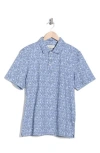 Bugatchi Short Sleeve Polo In Gray