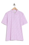 Bugatchi Short Sleeve Polo In Purple