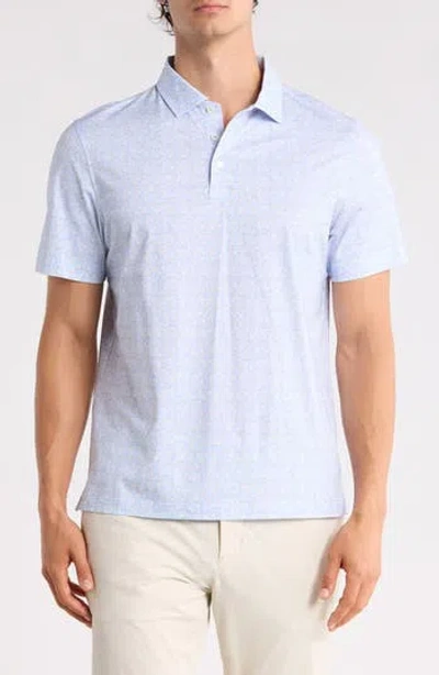 Bugatchi Short Sleeve Polo In White