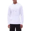 Bugatchi Slim Fit Hoodie In White