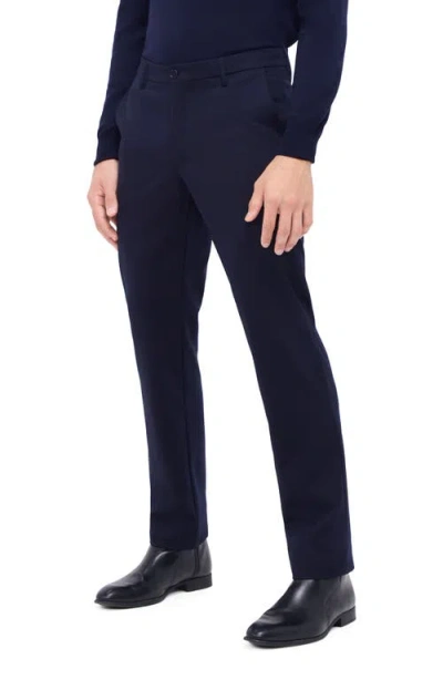 Bugatchi Slim Fit Stretch Chino Pants In Navy