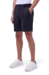 Bugatchi Soft Touch Knit Pintuck Pants In Black
