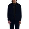 Bugatchi Soft Touch Knit Shirt Jacket In Blue