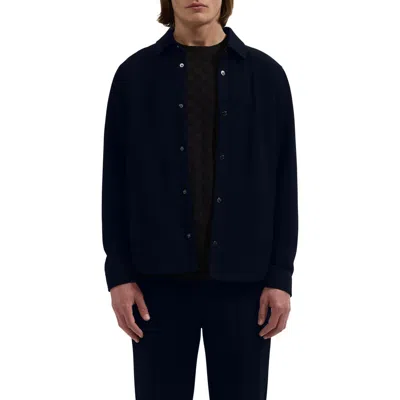 BUGATCHI BUGATCHI SOFT TOUCH KNIT SHIRT JACKET