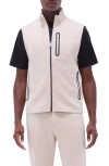 Bugatchi Soft Touch Knit Vest In Almond
