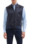Bugatchi Soft Touch Knit Vest In Blue