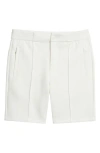 Bugatchi Soft Touch Pintuck Shorts In White