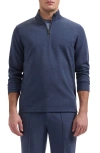 Bugatchi Soft Touch Quarter Zip Pullover In Multi