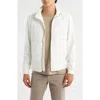 Bugatchi Soft Touch Quilted Zip-up Bomber Jacket In Gray
