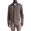 Bugatchi Soft Touch Snap-up Shirt In Brown