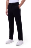 Bugatchi Soft Touch Pintuck Knit Pants In Black