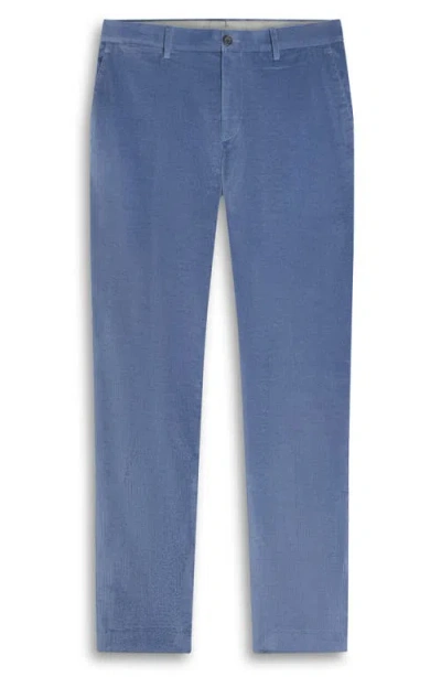 Bugatchi Straight Leg Corduroy Pants In Blue