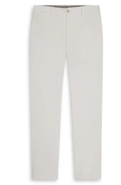 Bugatchi Straight Leg Corduroy Pants In White