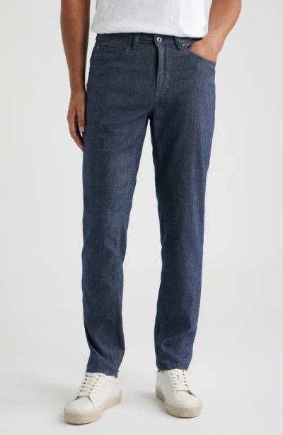 Bugatchi Straight Leg Five Pocket Pants In Blue