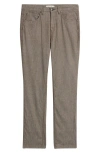 Bugatchi Straight Leg Five Pocket Pants In Brown