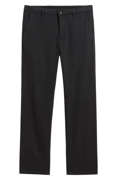 Bugatchi Stretch Cotton Blend Twill Chinos In Black