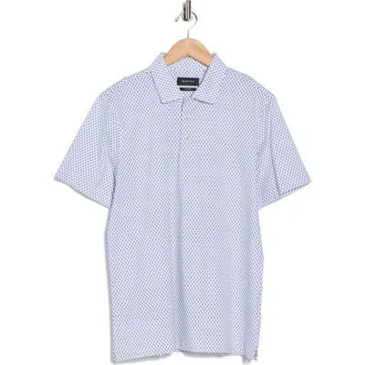 Bugatchi Stretch Cotton Knit Polo In Gray