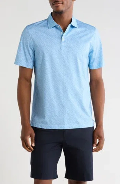 Bugatchi Stretch Cotton Knit Polo In Animal Print