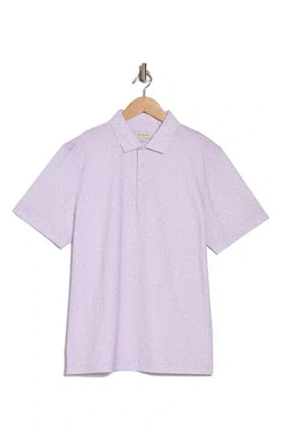 Bugatchi Stretch Cotton Knit Polo In Pink