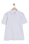 Bugatchi Stretch Cotton Knit Polo In Blue