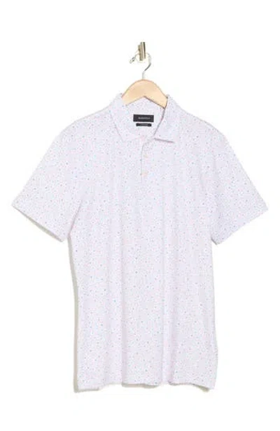 Bugatchi Stretch Cotton Polo In Pink