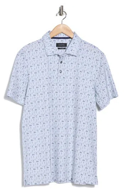 Bugatchi Stretch Ooohcotton® Knit Polo In Gray