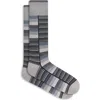 Bugatchi Striped Mercerized Cotton Blend Dress Socks In Black